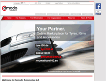 Tablet Screenshot of camodo.com